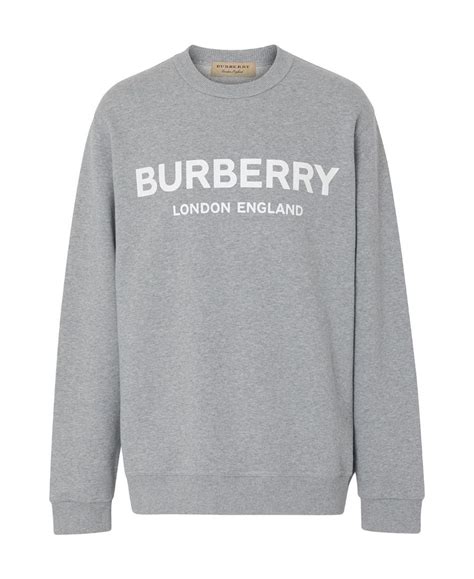 burberry men's lanslow logo graphic cotton sweatshirt